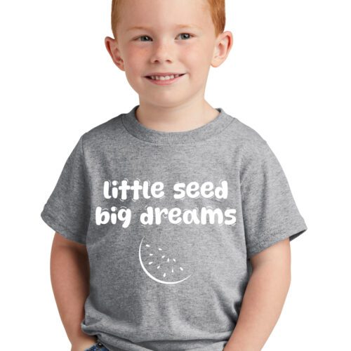 Toddler Little Seed Big Dreams Athletic Heather Tee